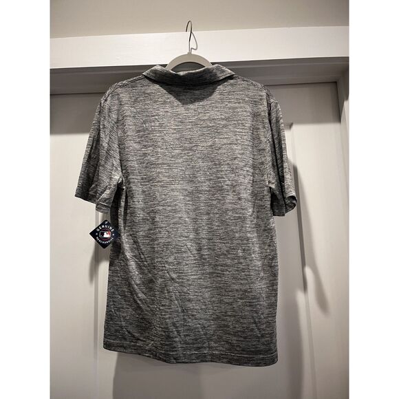 NWT Orioles Heather Gray MLB Men's Baseball Athletic Polo Size Medium - Picture 13 of 13